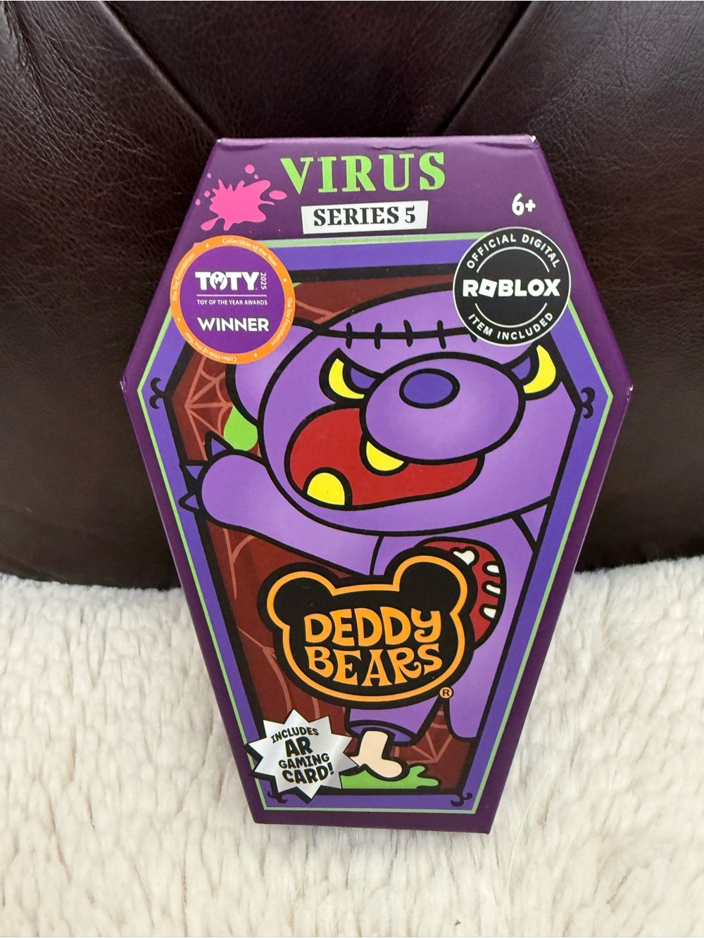 Virus Series 5 Deddy Bears Purple Collectible Toy